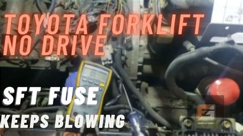 toyota forklift fuse blown